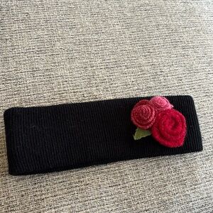 Floral stretch headband. Red and pinks roses cute for Valentine’s Day! 2” wide